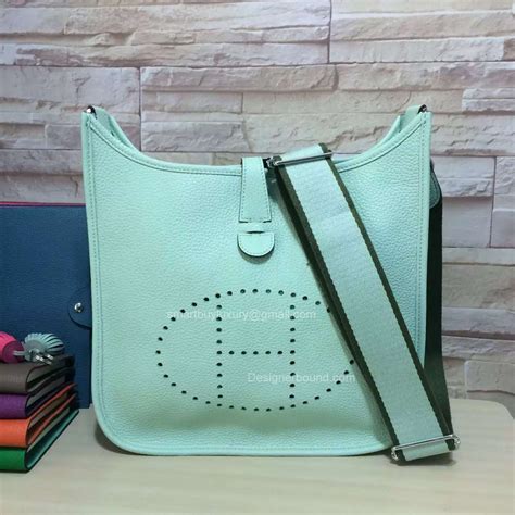 replica hermes evelyne iii gm bag in green color|copies of hermes clutch bag.